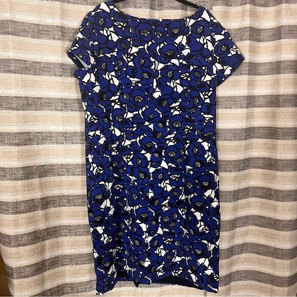 Talbots Blue And White Floral Dress Size 22W - Picture 2 of 11